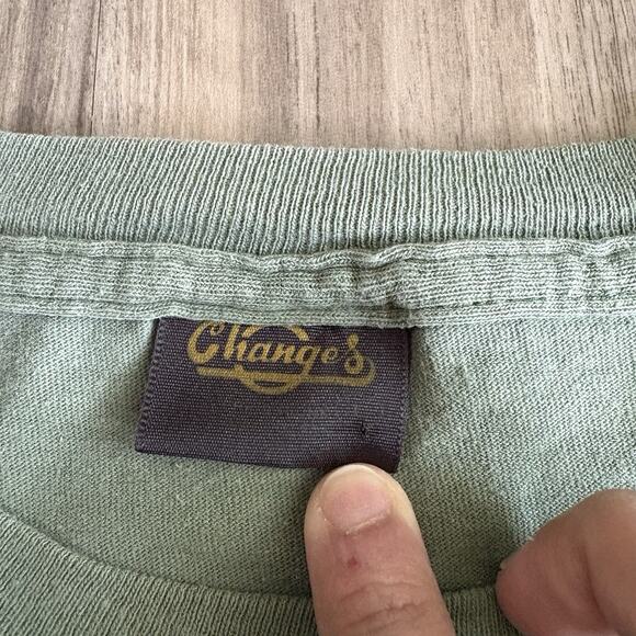 Vintage Snoopy Peanuts T-Shirt Size L Single Stitch Cartoon I Fought The Lawn - Picture 5 of 6